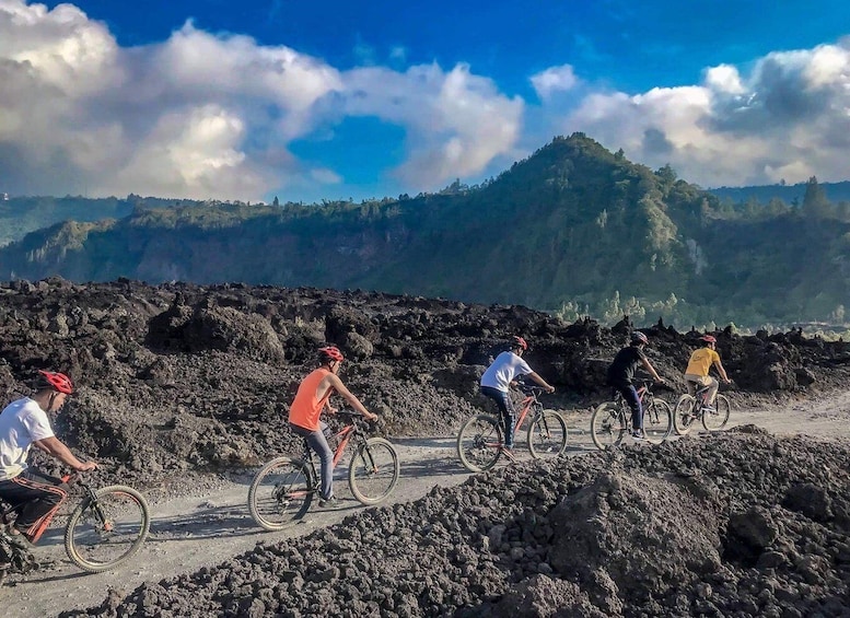 Picture 7 for Activity Mount Batur: Black Lava Cycling Tour w/ Natural Hot Spring