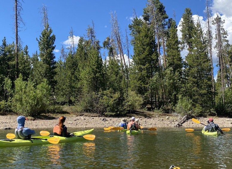 Picture 3 for Activity Frisco: Dillon Reservoir Guided Island Tour by Kayak