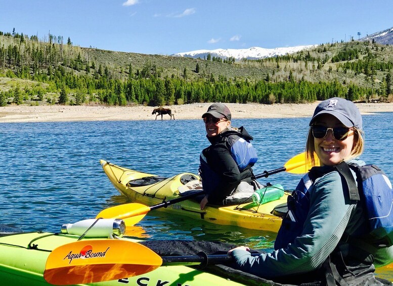 Frisco: Dillon Reservoir Guided Island Tour by Kayak