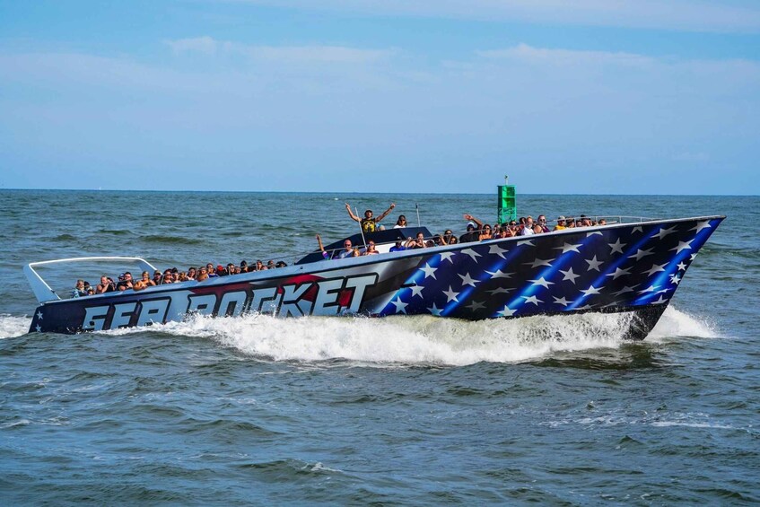 Picture 6 for Activity Ocean City, MD: Coastal Speedboat Tour with Dolphin Spotting