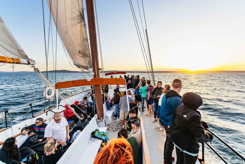 Picture 14 for Activity Seattle: Tall Sailboat Sunset Harbor Cruise