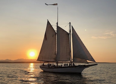 Seattle: Tall Sailboat Sunset Harbour Cruise