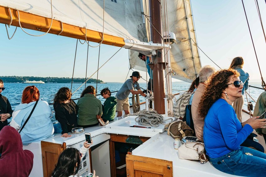 Picture 5 for Activity Seattle: Tall Sailboat Sunset Harbor Cruise