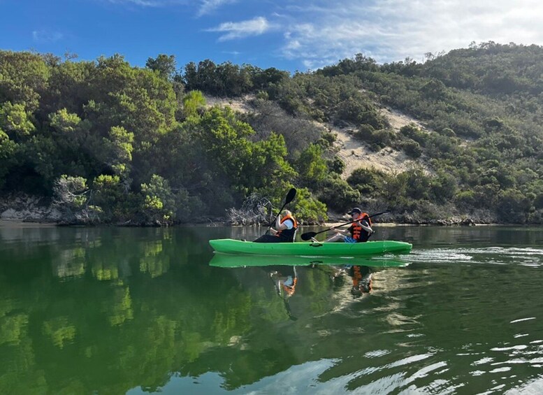 CANOEING IN SEDGEFIELD AT OYSTERS EDGE, GARDEN ROUTE