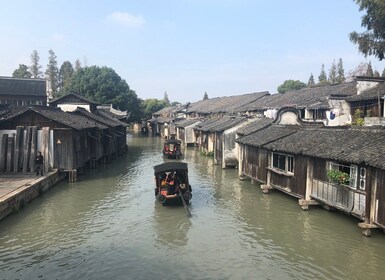 Village aquatique de Zhujiajiao : Escale privée à Shanghai excursion