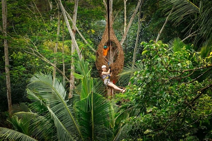 Ubud: Zipline en Jungle Swing Avontuur van een halve dag