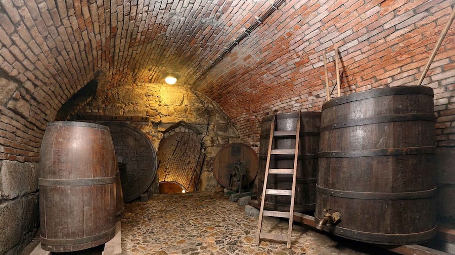 Pilsen: Brewery Museum Entrance with a Glass of Beer
