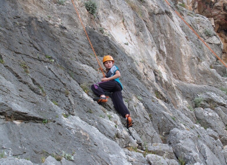 Picture 2 for Activity Rhodes: Ladiko Bay Rock Climbing and Rappelling Experience