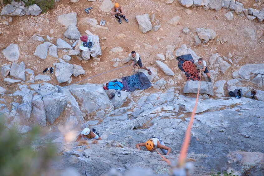 Picture 24 for Activity Rhodes: Ladiko Bay Rock Climbing and Rappelling Experience