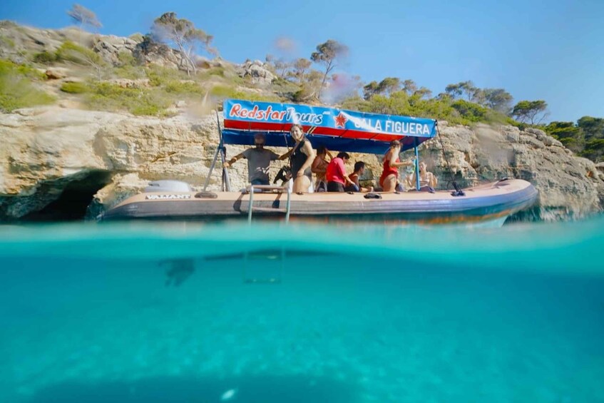 Picture 8 for Activity From Cala Figuera: Boat Tour to Cala Marmols & Caló de Moro