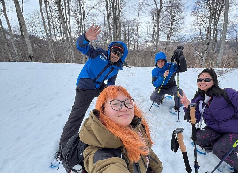 Snowshoeing in Bakuriani, Caucasus Mountains