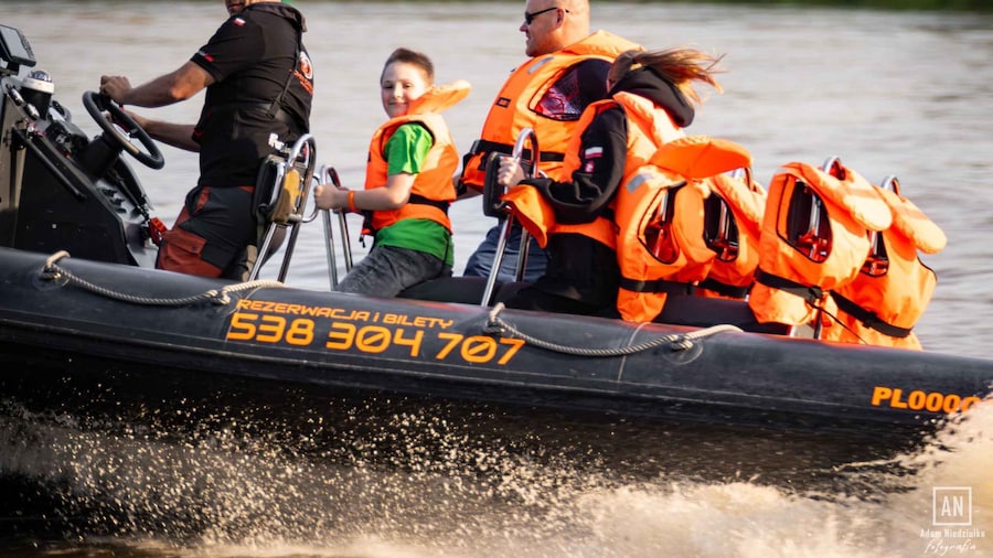 Picture 4 for Activity Warsaw: Exciting, fast motorboat cruise on the Vistula River