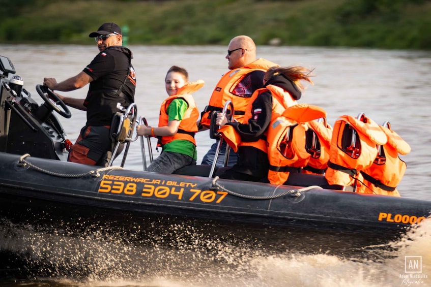 Picture 4 for Activity Warsaw: Exciting, fast motorboat cruise on the Vistula River