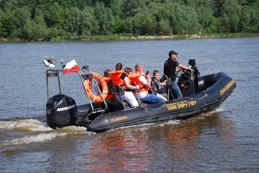 Picture 16 for Activity Warsaw: Exciting, fast motorboat Vistula cruise on the river