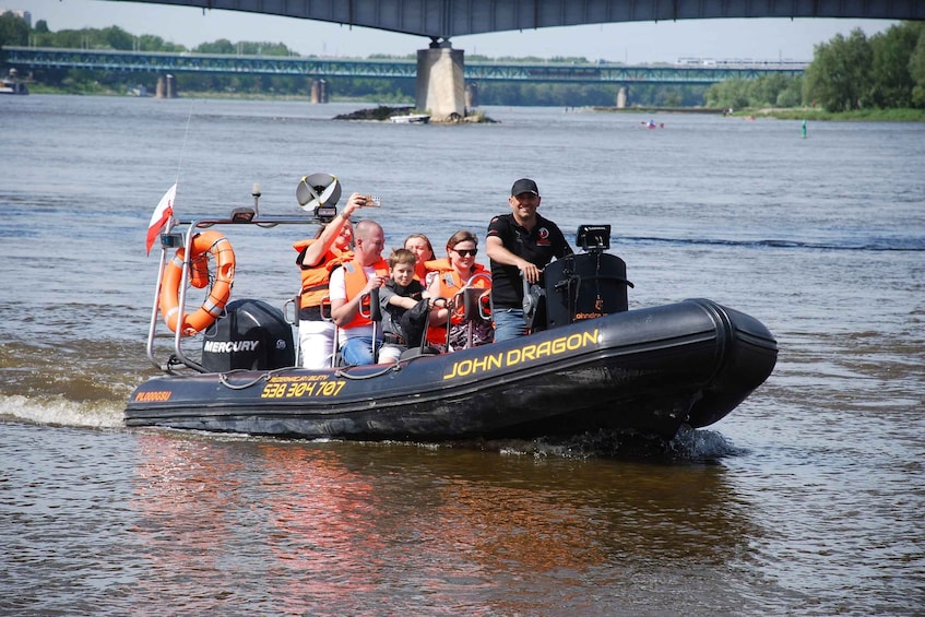 Picture 15 for Activity Warsaw: Exciting, fast motorboat Vistula cruise on the river