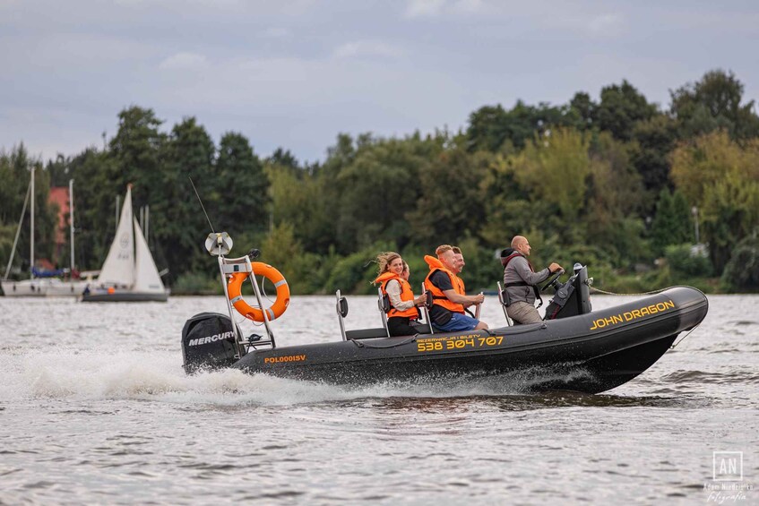 Picture 10 for Activity Warsaw: Exciting, fast motorboat cruise on the Vistula River