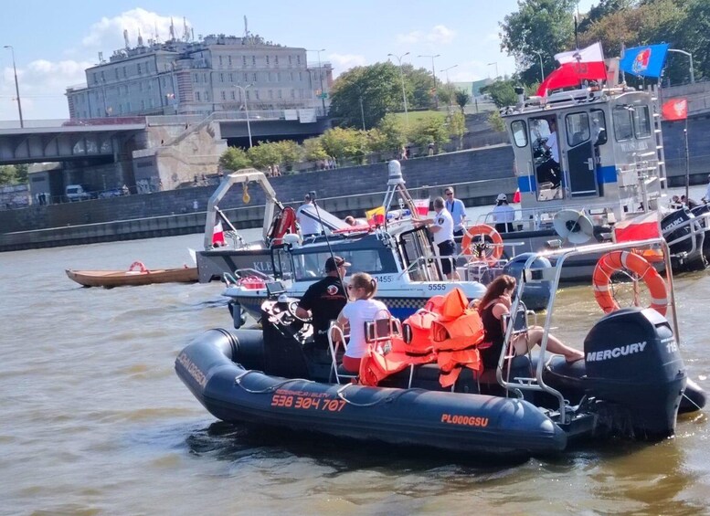 Picture 13 for Activity Warsaw: Exciting, fast motorboat cruise on the Vistula River