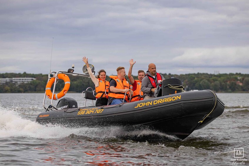 Picture 5 for Activity Warsaw: Exciting, fast motorboat cruise on the Vistula River