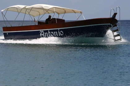 Standard boat excursions with Antonio