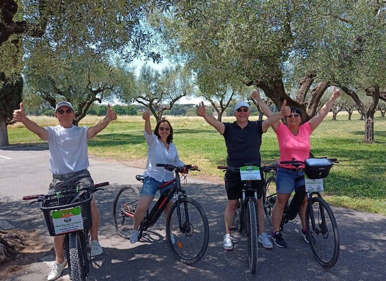 Picture 7 for Activity Rome: Appian Way Private E-Bike Tour with Roman Underground