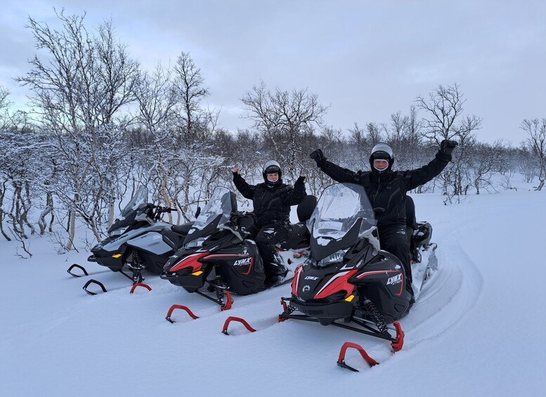 Picture 9 for Activity Alta: Guided Snowmobile Safari on Finnmarksvidda With Snacks