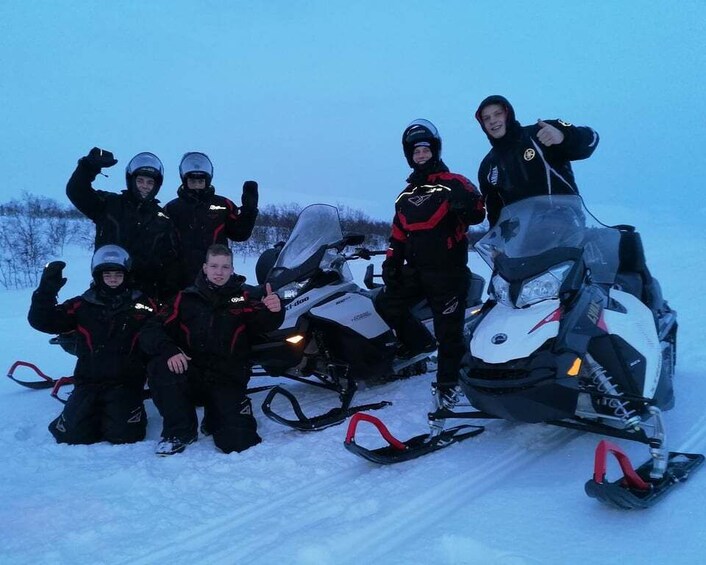 Picture 1 for Activity Alta: Guided Snowmobile Safari on Finnmarksvidda With Snacks