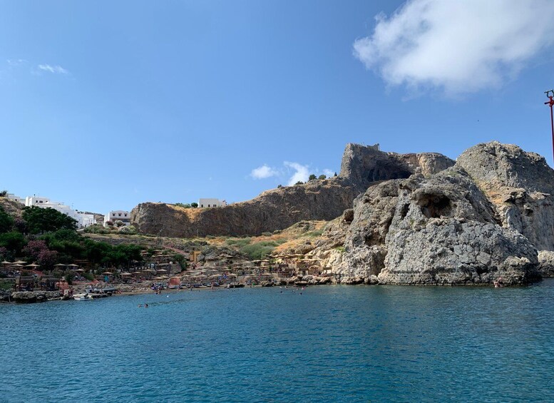 Picture 3 for Activity Lindos: Sailboat Cruise with Prosecco and more