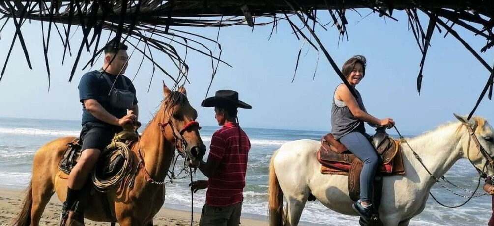 Picture 3 for Activity Acapulco: Gentle Beach Horse Riding Tour on Barra Vieja