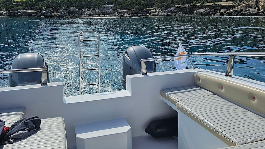 From Latsi: Blue Lagoon Private Yacht Day Trip with Drinks