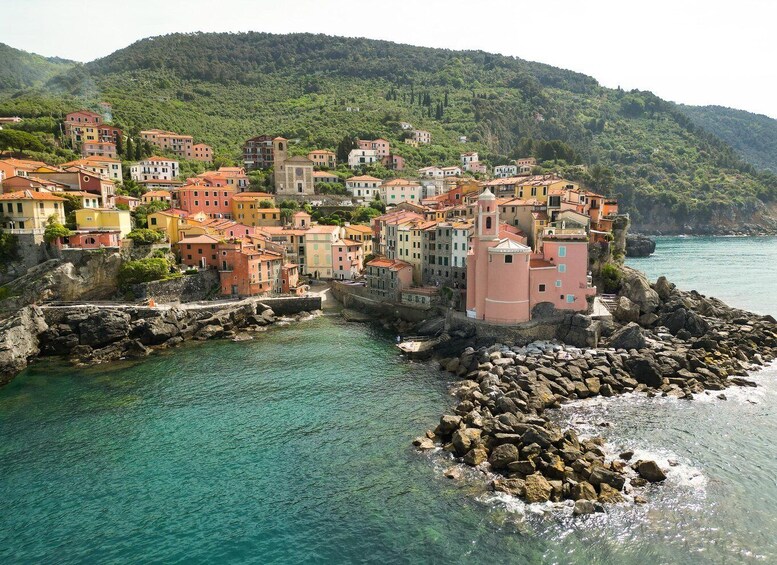 Picture 9 for Activity From La Spezia: Cinque Terre Boat Tour with Lunch and Drinks