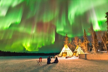 Rovaniemi: tour de caza de auroras boreales