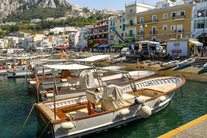 From Naples: Capri & Blue Grotto by Boat and Anacapri
