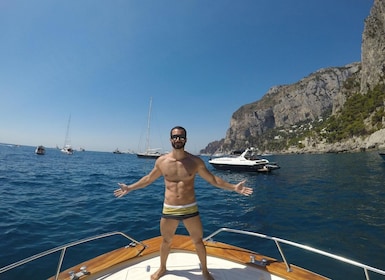 From Naples: Capri & Blue Grotto by Boat and Anacapri