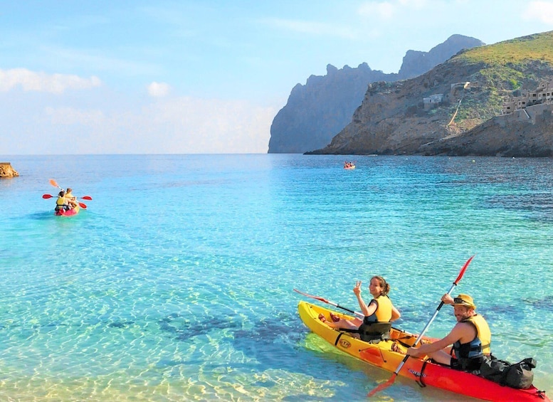 Picture 3 for Activity Pollença: Kayak Discovery – Snorkeling and Caves