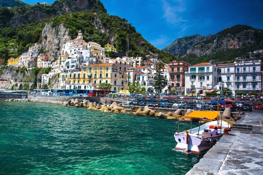 Picture 3 for Activity From Praiano: Amalfi Coast Guided Private Cruise with Drinks