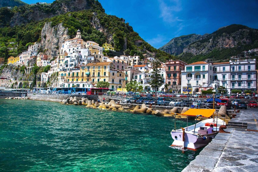 Picture 3 for Activity From Praiano: Amalfi Coast Guided Private Cruise with Drinks