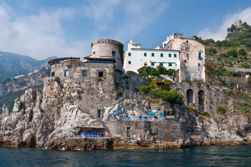 Picture 1 for Activity From Praiano: Amalfi Coast Guided Private Cruise with Drinks