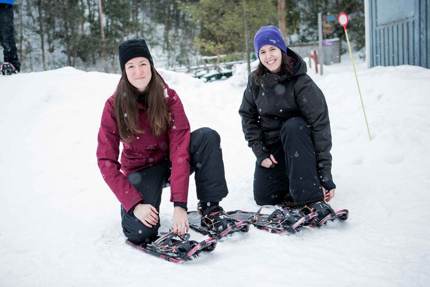 Picture 3 for Activity From Montreal: Zip-Lining and Snowshoeing Mountain Day Trip