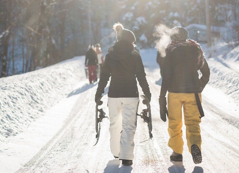 Picture 7 for Activity From Montreal: Zip-Lining and Snowshoeing Mountain Day Trip