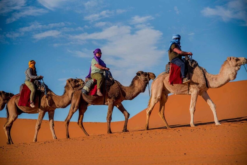 From Fez: 3-Day Desert Tour to Merzouga and Marrakech