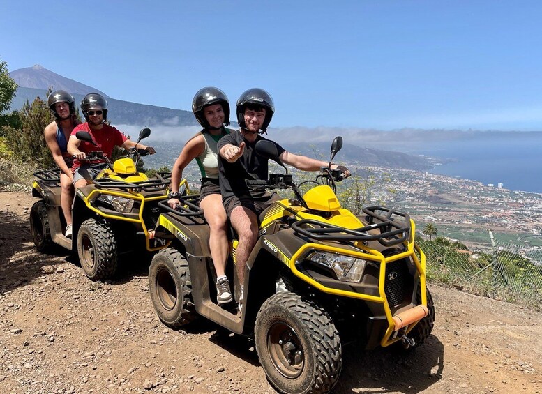 From Puerto de la Cruz: Quad Ride with Snack and Photos