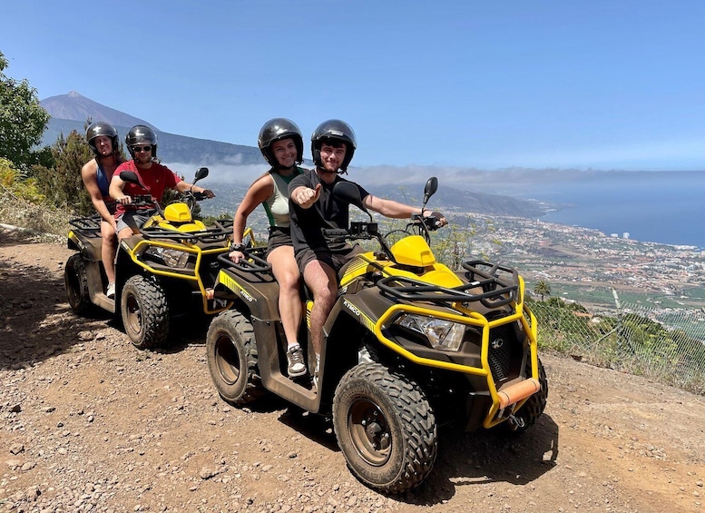 From Puerto de la Cruz: Quad Ride with Snack and Photos