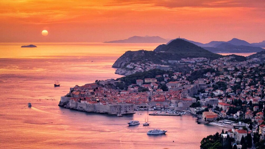 Picture 2 for Activity From Dubrovnik: Golden Hour Sunset Cruise with Free Drinks