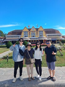 Dalat city tour by private car Combined train trip, Ziplines