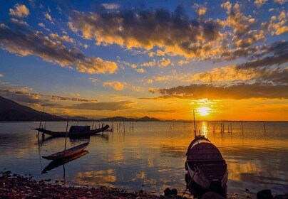 Hue: Halbtägige Yellow Tam Giang Lagoon Sunset Tour