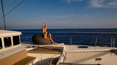 Mykonos: Boho Experience Catamaran Cruise