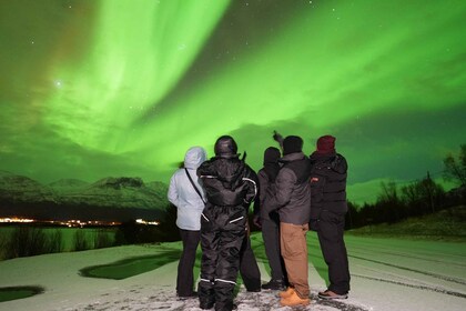 Tromsø: Aurora Minibus Guided Tour with pro Photos and Snak