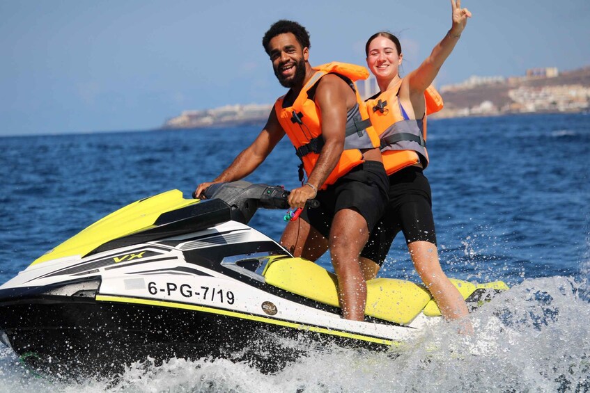 Picture 2 for Activity Tenerife: Jet Ski Guided Tour Discovery the Coastline