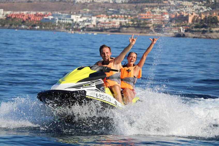 Picture 1 for Activity Tenerife: Jet Ski Guided Tour Discovery the Coastline