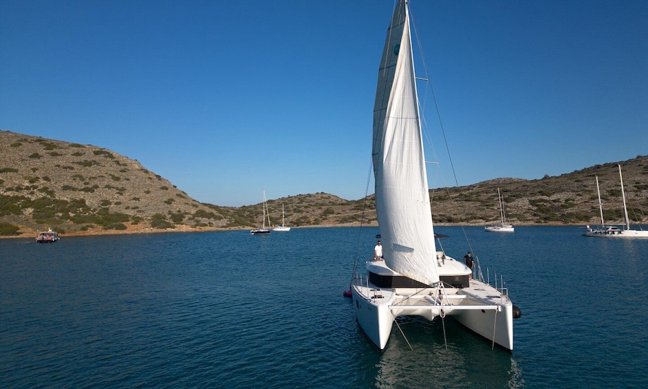 Picture 23 for Activity Elounda: Private Catamaran Trip with Food and Drinks